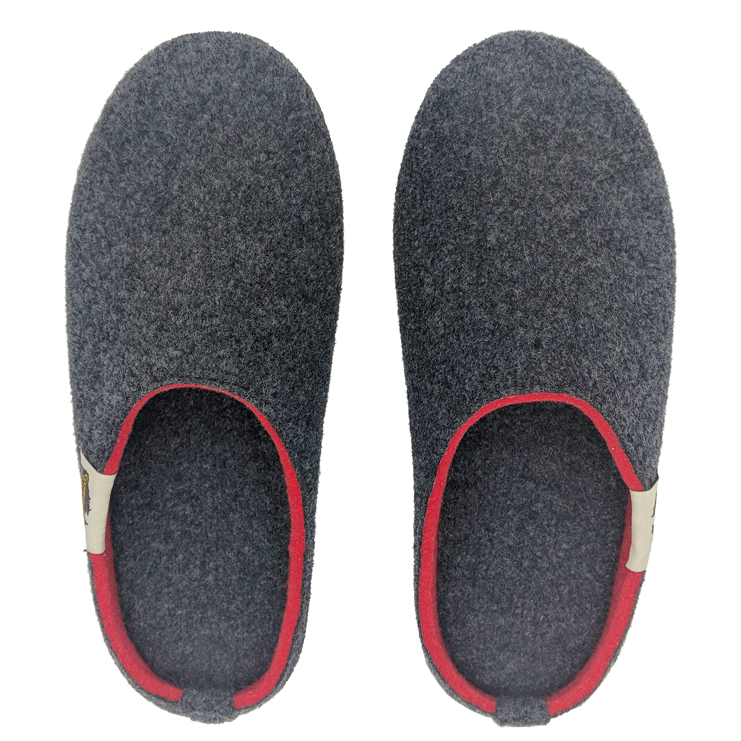 Outback Slipper Red Charcoal