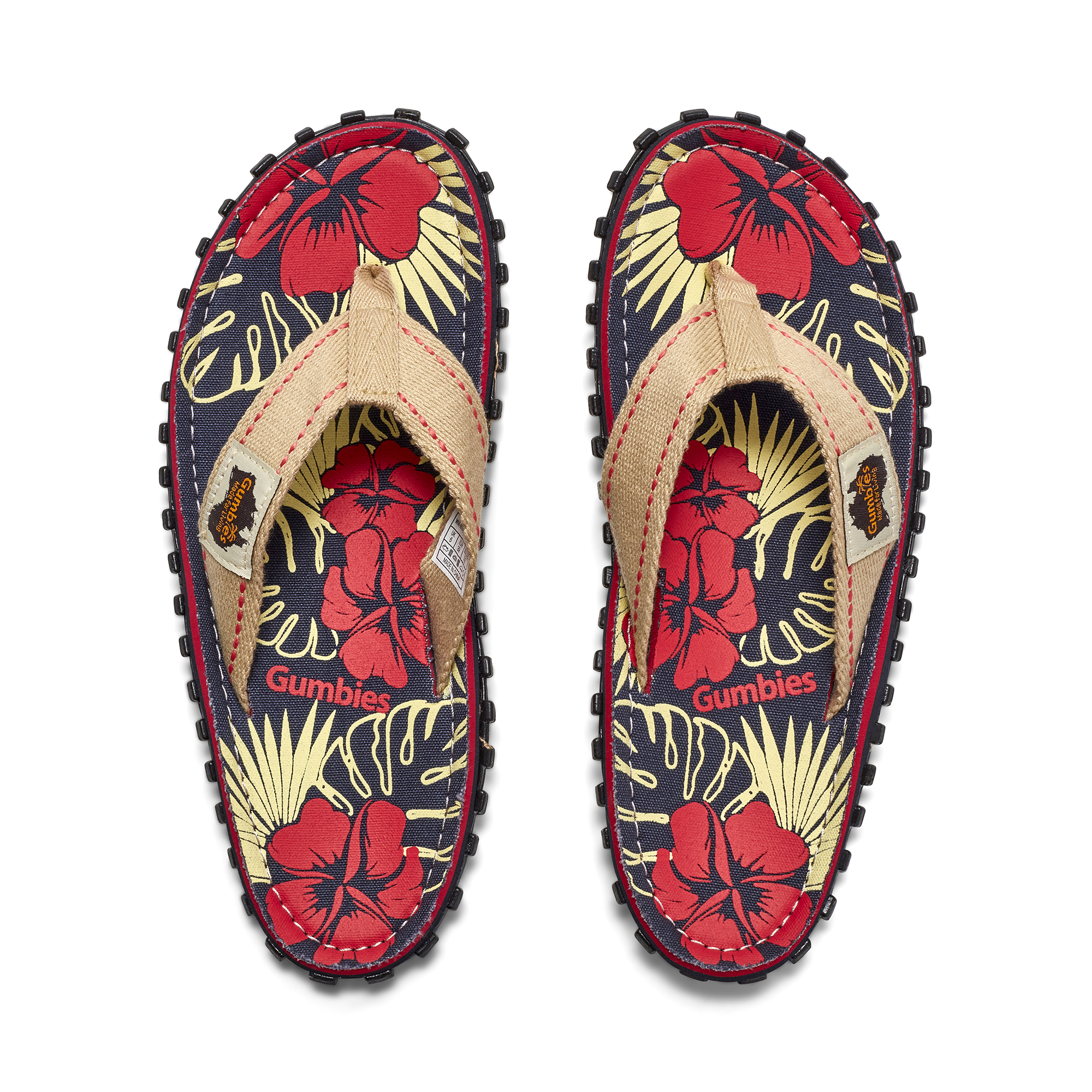 Islander Denim Hibiscus