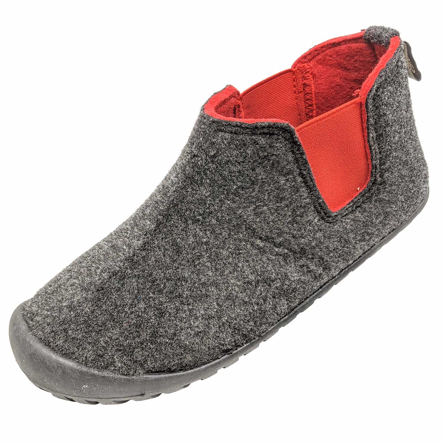S-Brumby Boots Charcoal Red