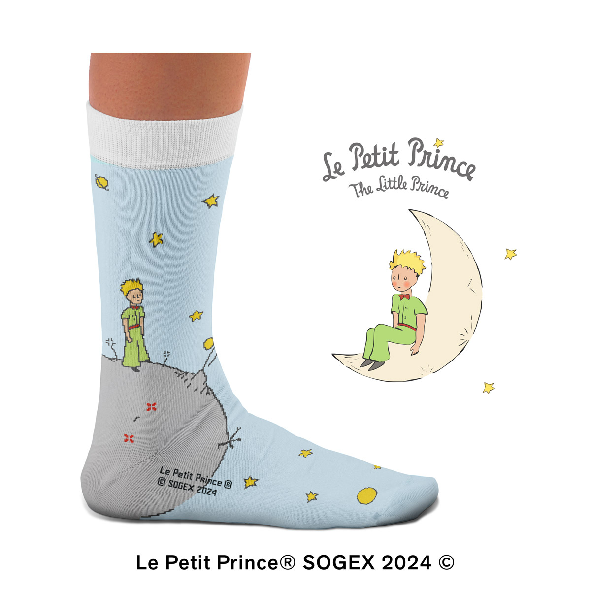 Petit Prince Asteroid Socks
