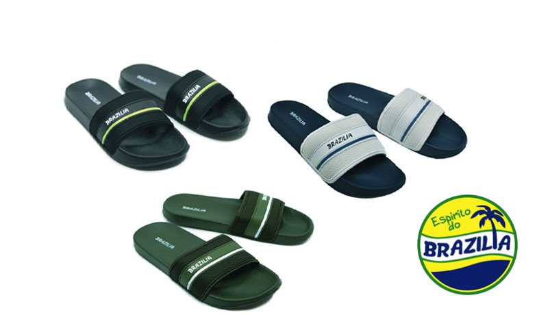 Brazilia Beno Black+Grey+Khaki